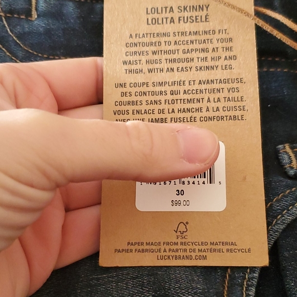 Lucky womens size 10 jeans - Picture 4 of 5